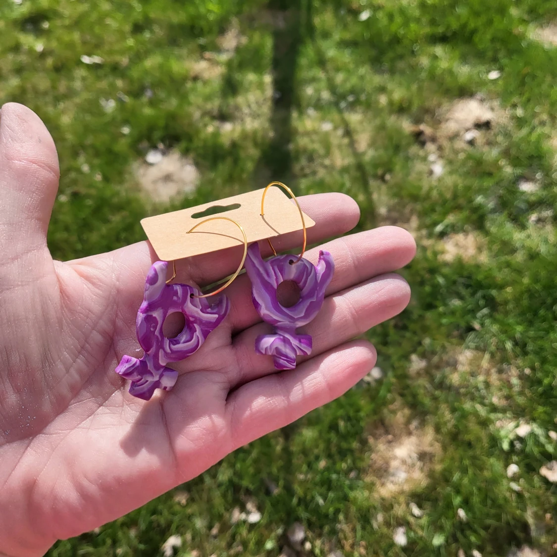 Bad girl. Polymer lera örhängen - 91