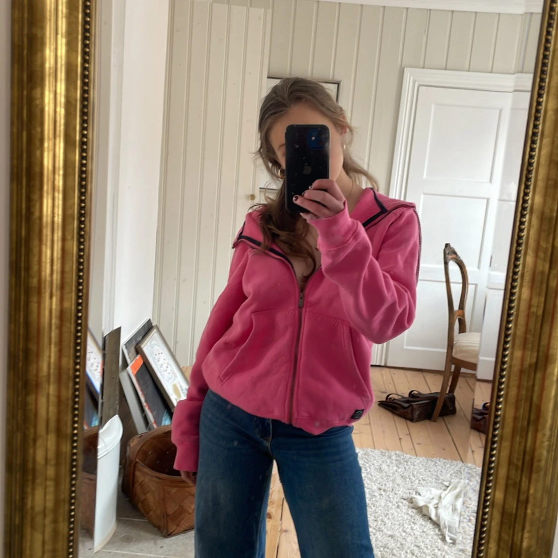 SÅ snygg hoodie/kofta - 90