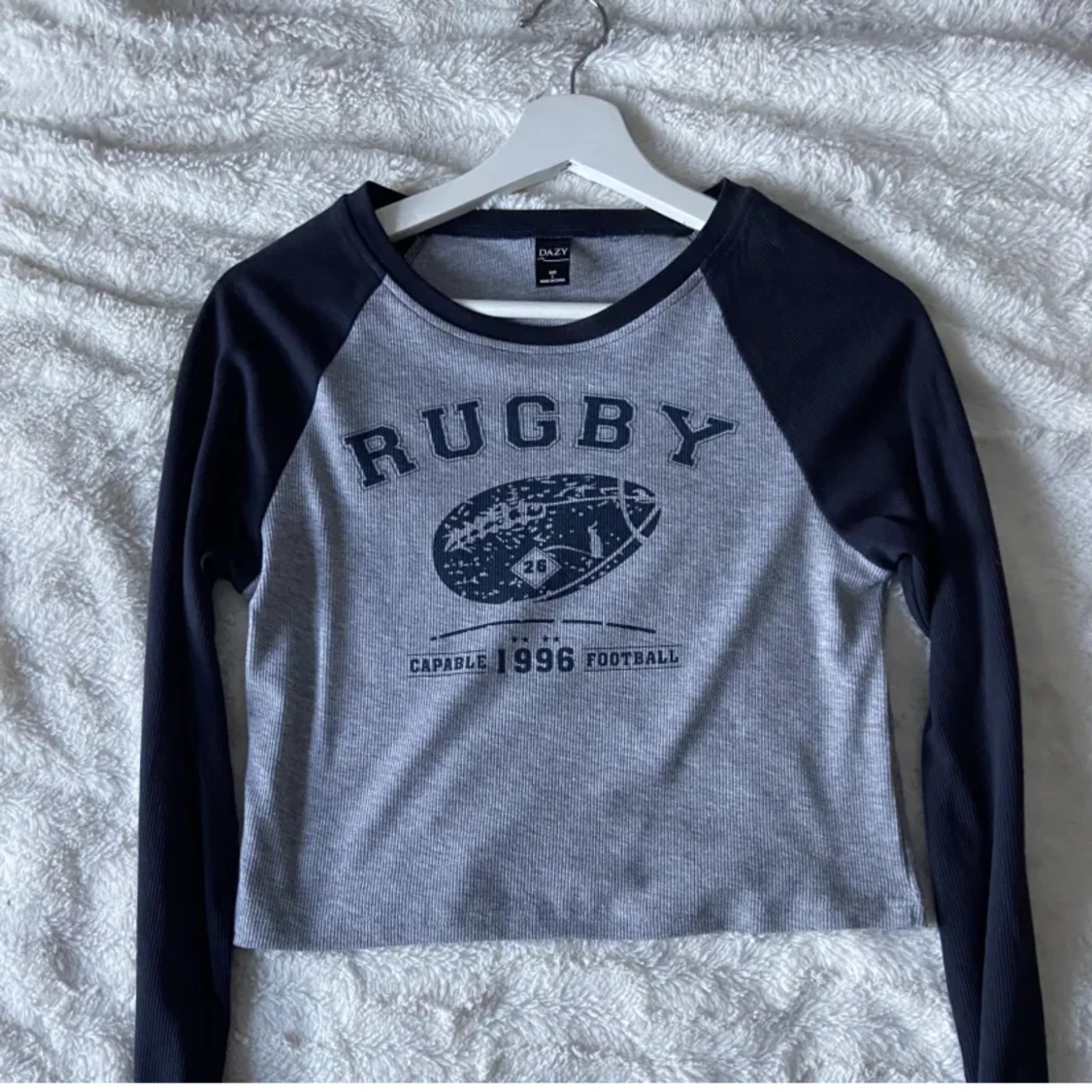 Långärmad crop top