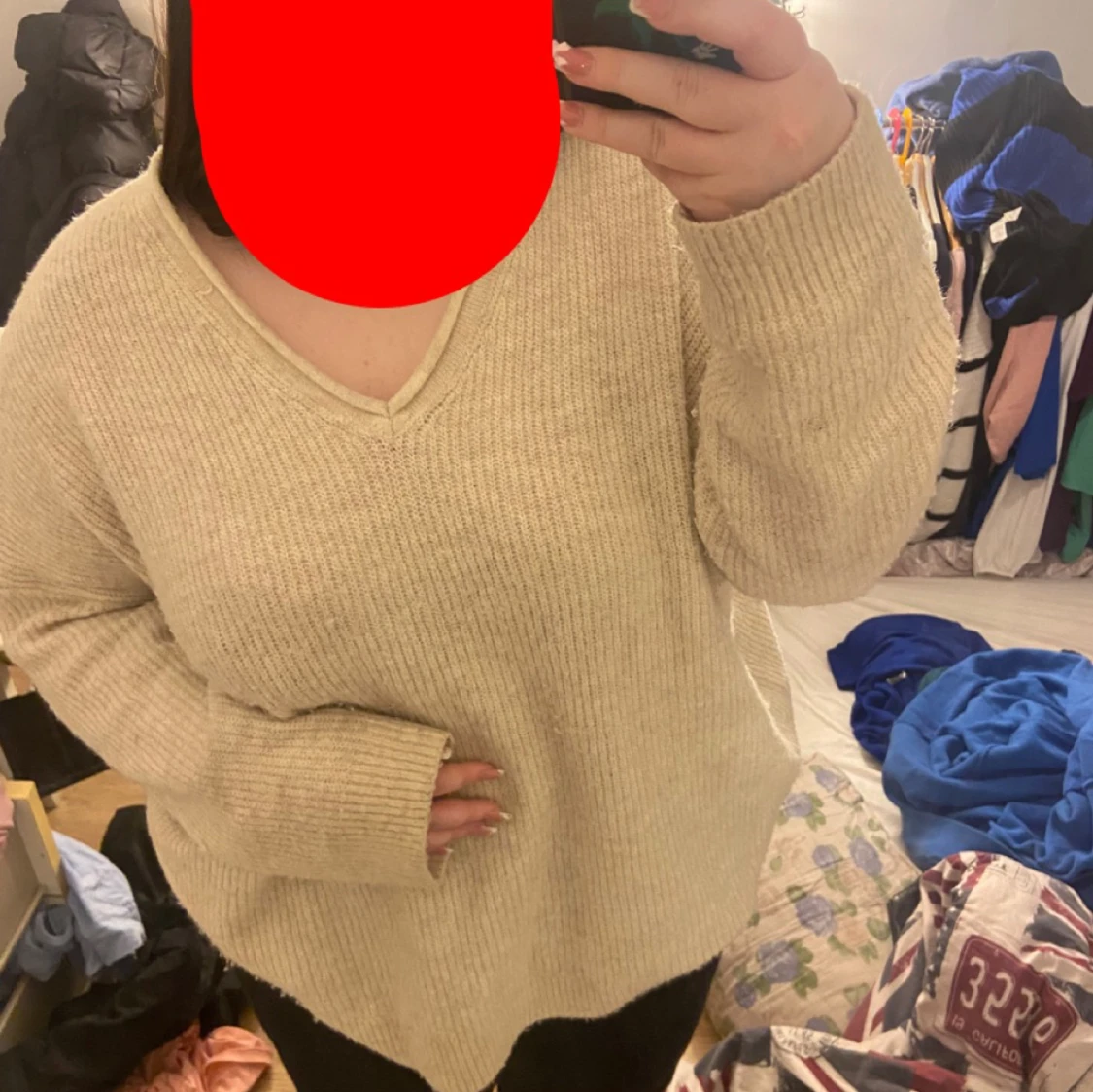stickad tröja  - 90