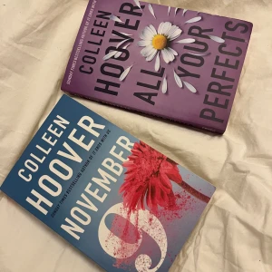 Booktok - Colleen Hoover  - Säljer böckerna november 9 och all your perfects av Colleen Hoover då jag läst klart de🥰Säljer båda för 110kr nypris för 2 st 230kr säljer annars separat för 75kr ❤️ Super bra skick, skriv till mig för fler bilder💗