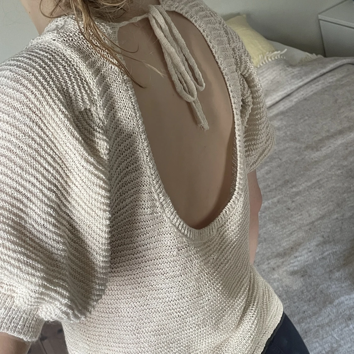 Topp med öppen rygg - 91