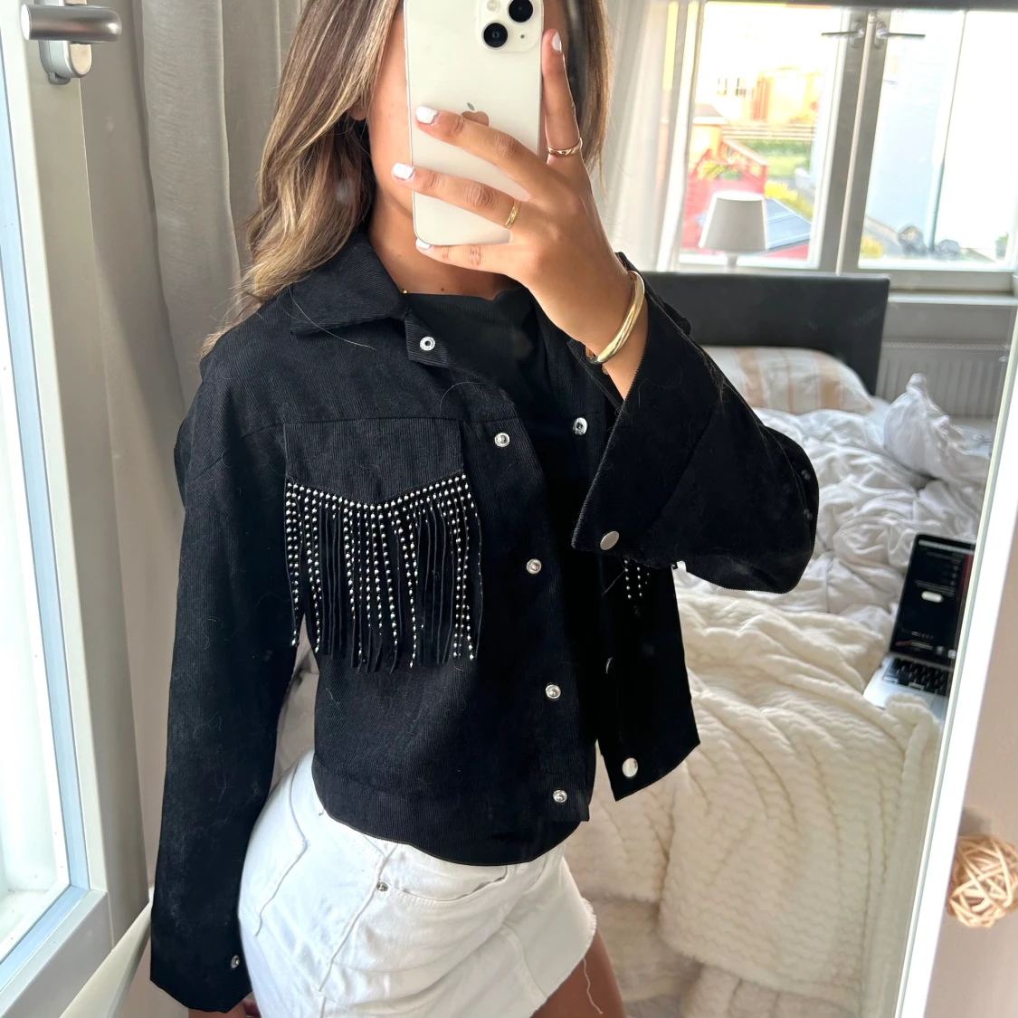 Svart kofta/jacka Xs - 90