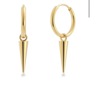 Peak hoops örhängen  - Örhängen från Edblad som jag inte längre använder❤️ dom jag har är modellen men svarta stenar på också❤️köpte dom för 500