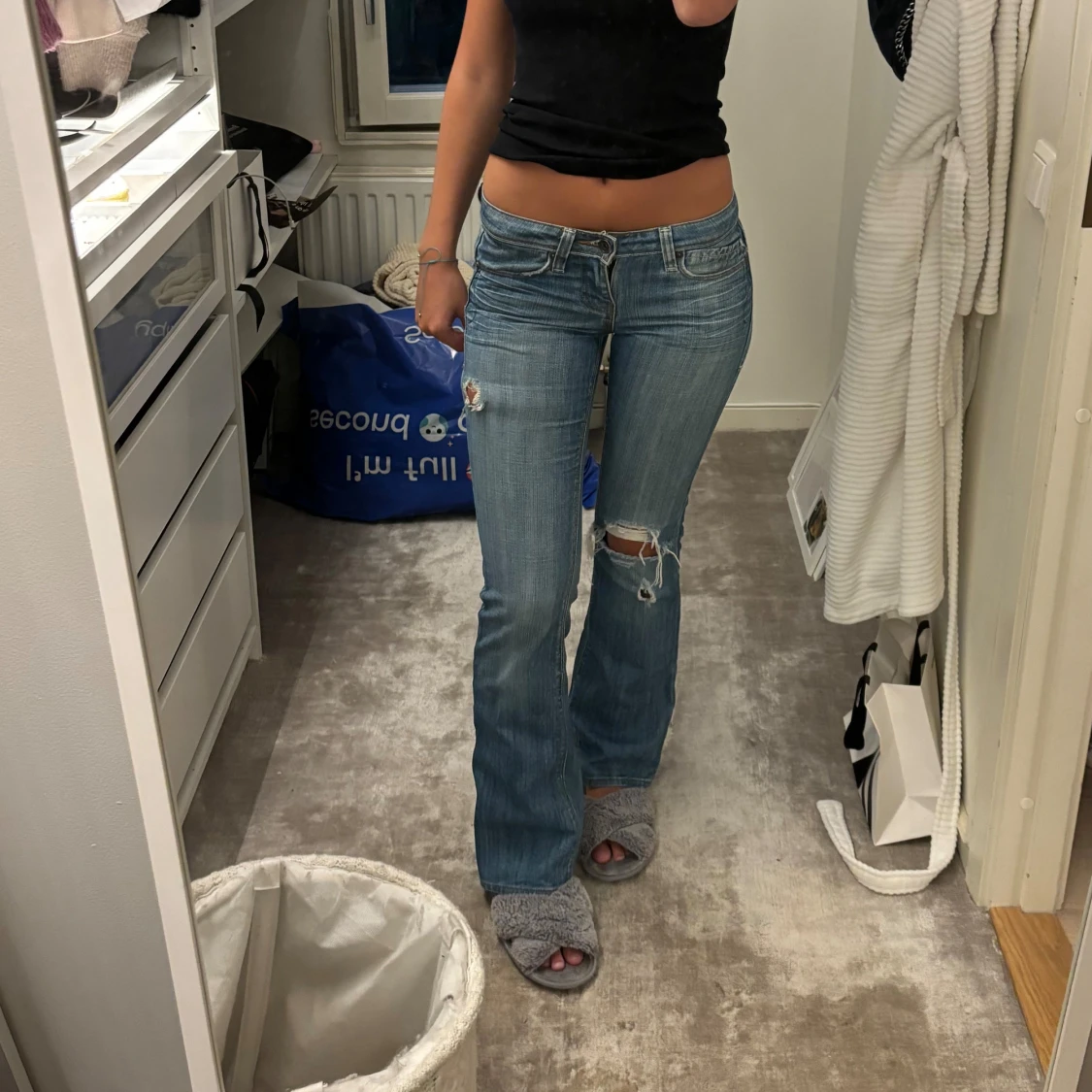 Lågmidjade jeans  - 90