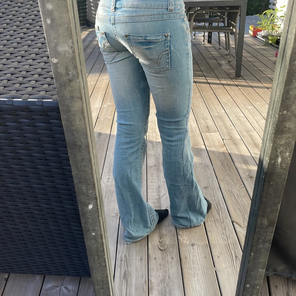 Lågmidjade jeans only  - 90