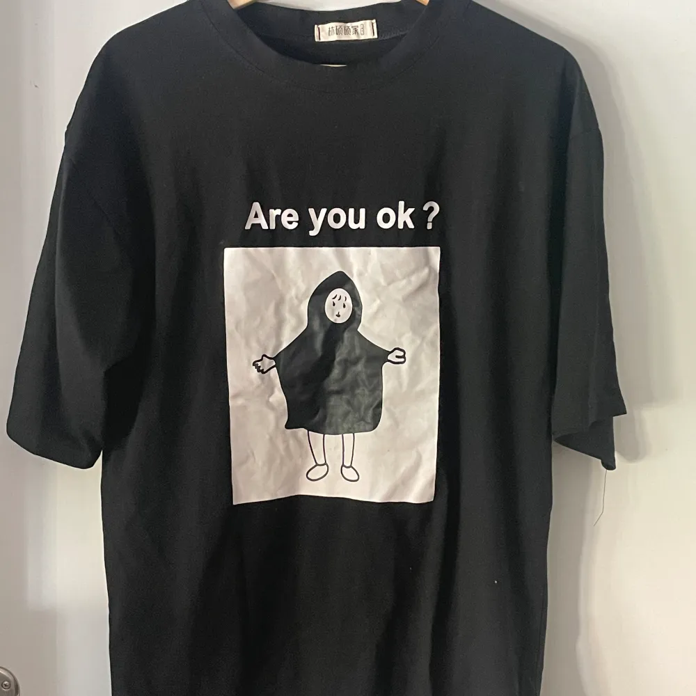 Are You Okay? Japanese brand art tee. T-shirts.