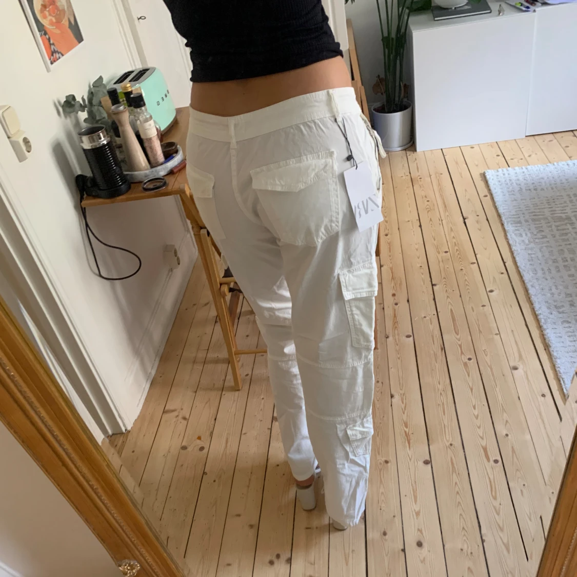 Vita cargobyxor Zara - 90