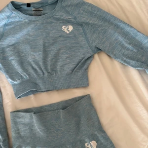 Gymset  - Långärmad träningströja och tights 