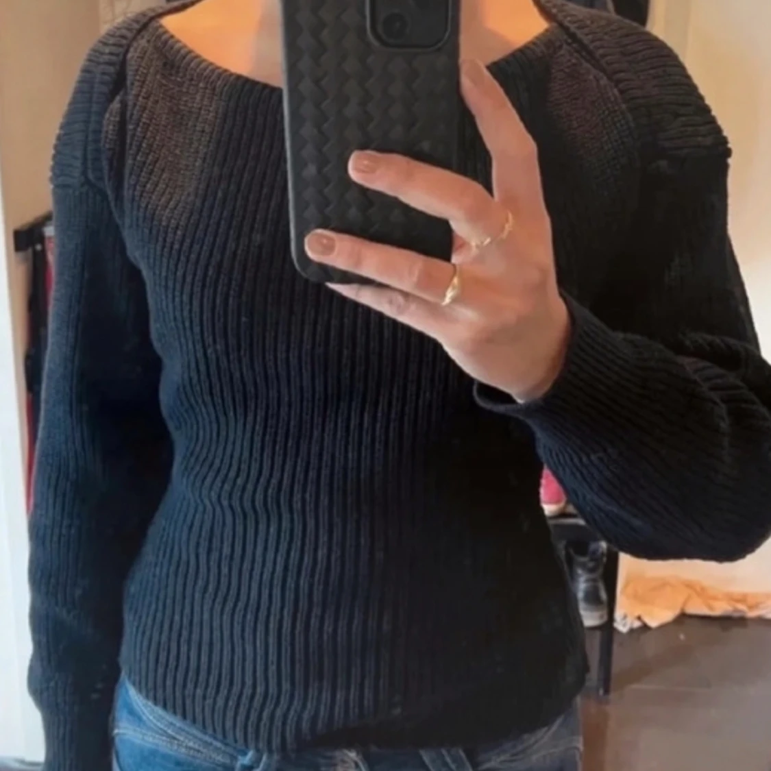 Zara stickad tröja - 90