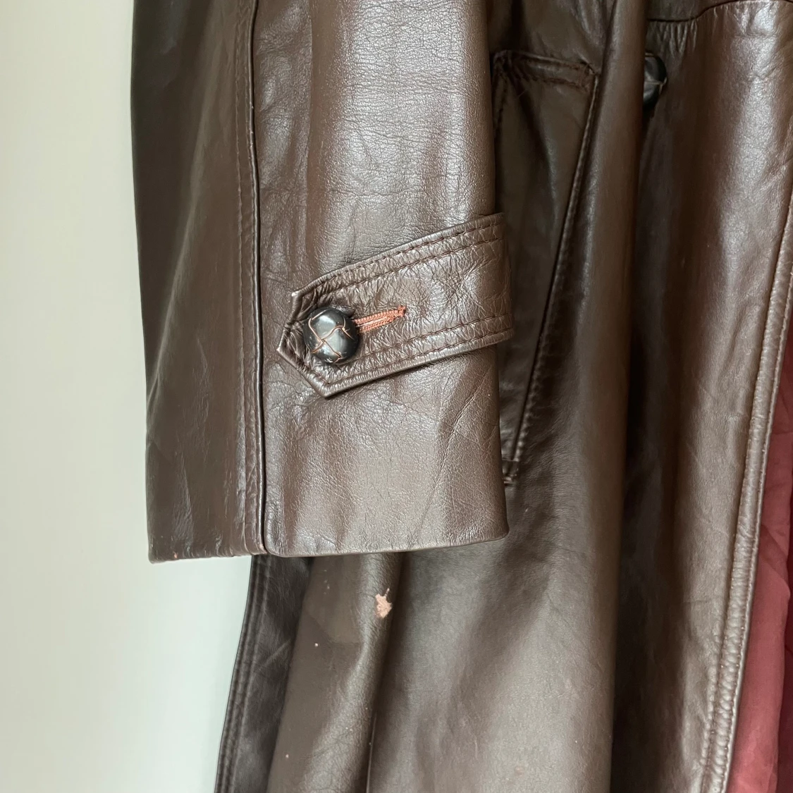 Lädertrenchcoat - 92