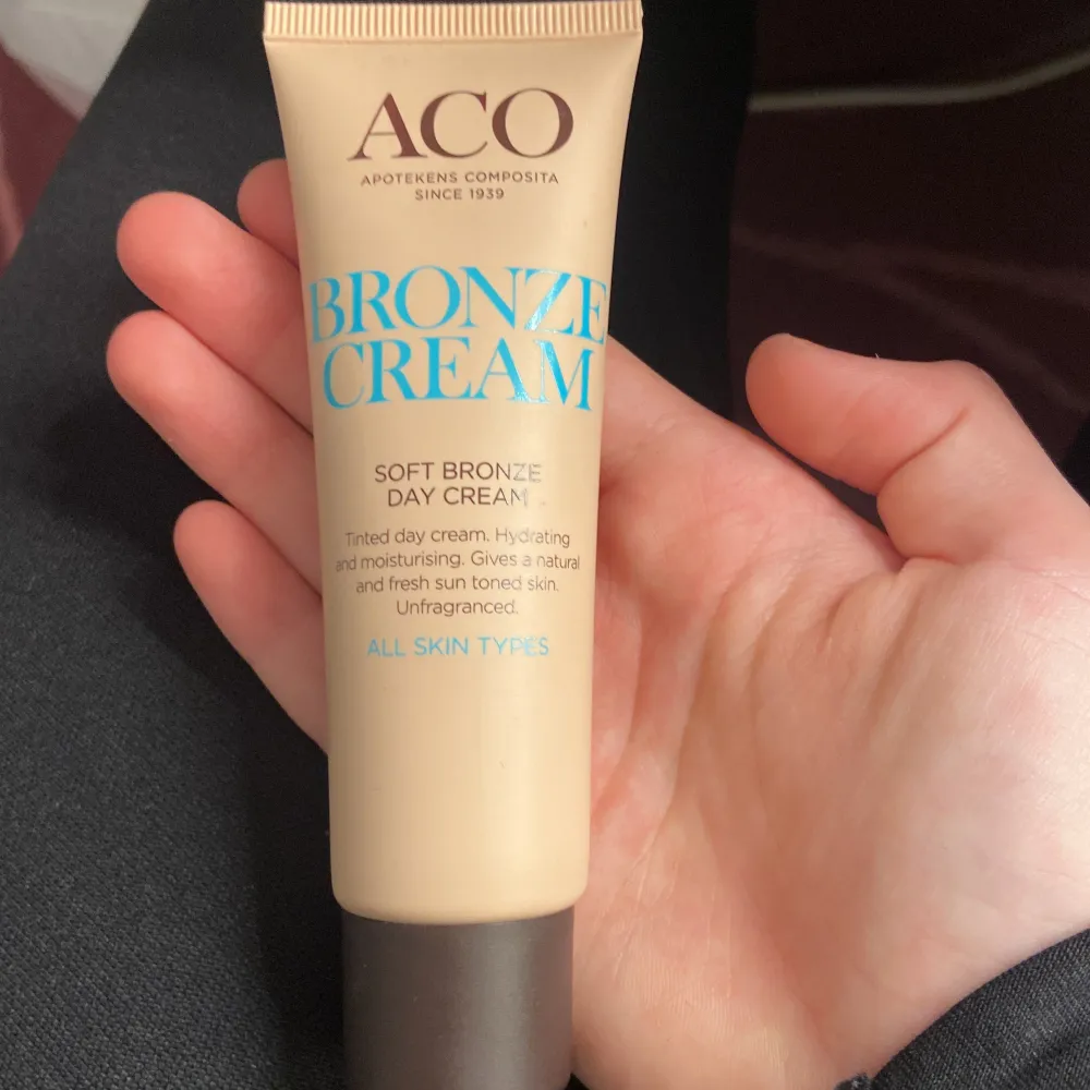 Aco bronze Cream. Bara använd en gång . Övrigt.