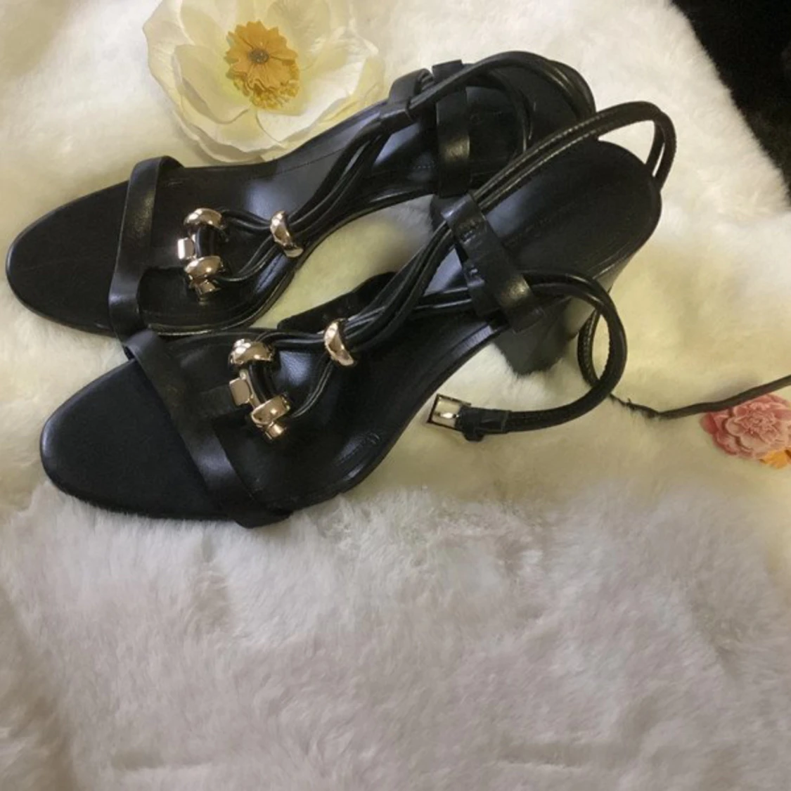 Massimo Dutti,storlek 41,ladersandaler