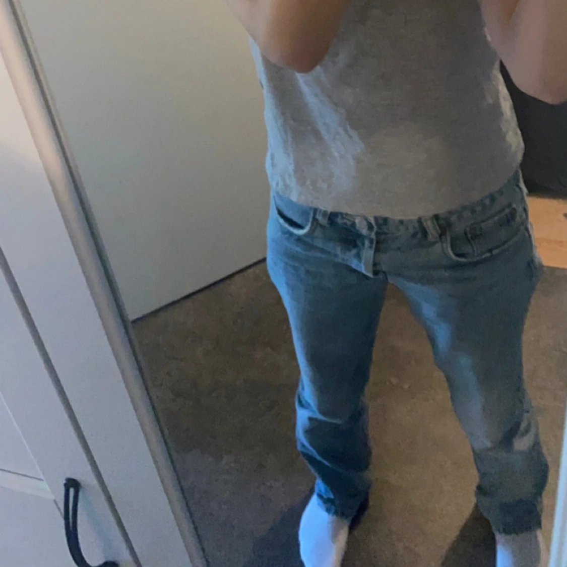 Lågmidjade jeans