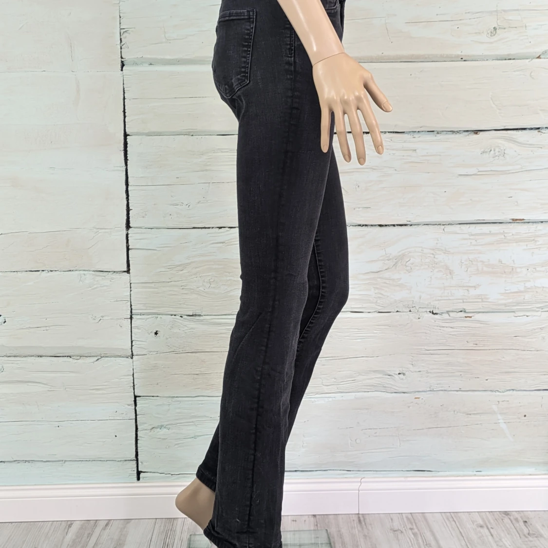 H&M byxor, 30/32, mini flare, high waist  - 92