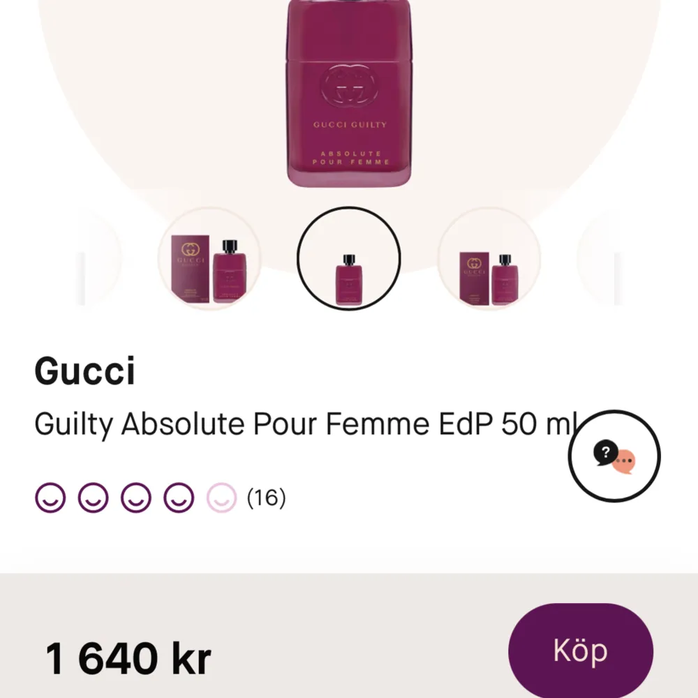 Gucci guilty absolute pour femme edp 50 ml. Nypris 1640kr. Skriv dm vid frågor💗. Övrigt.