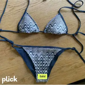 Säljer denna super fina Missoni liknade bikini då överdelen tyvärr var för liten.