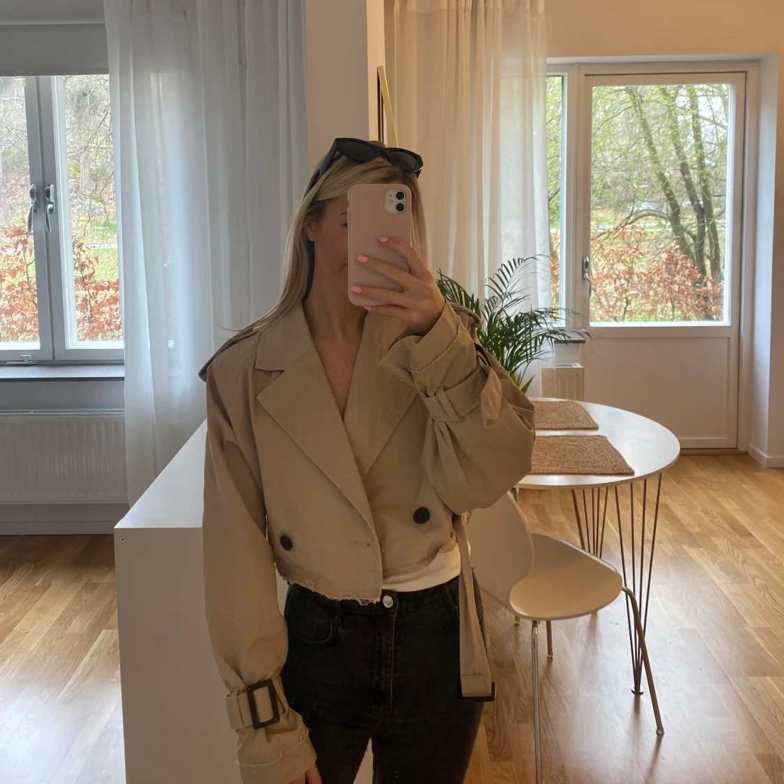 Cropped trench coat från Zara - 90