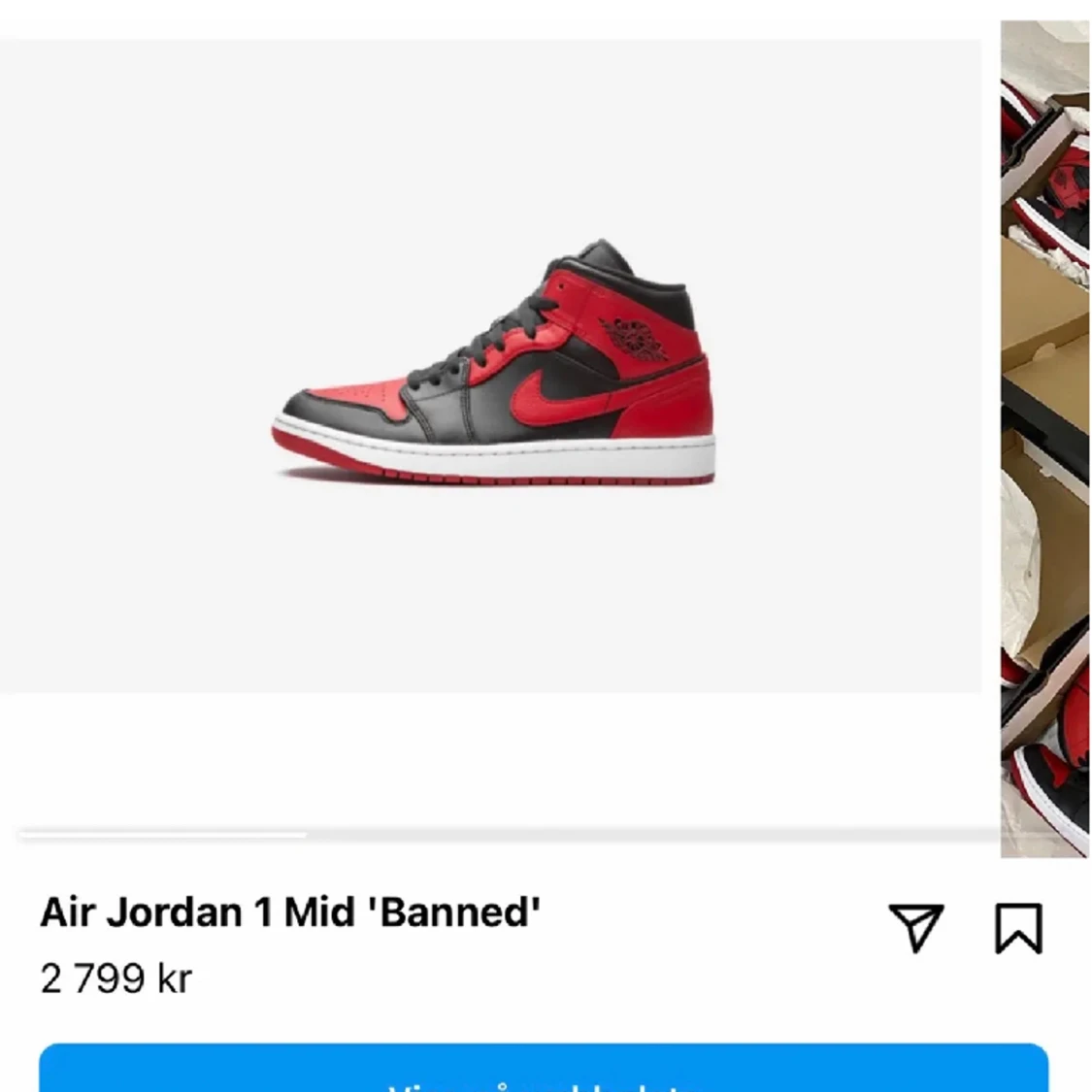 Jordans 1 Mid ”Banned” - 91