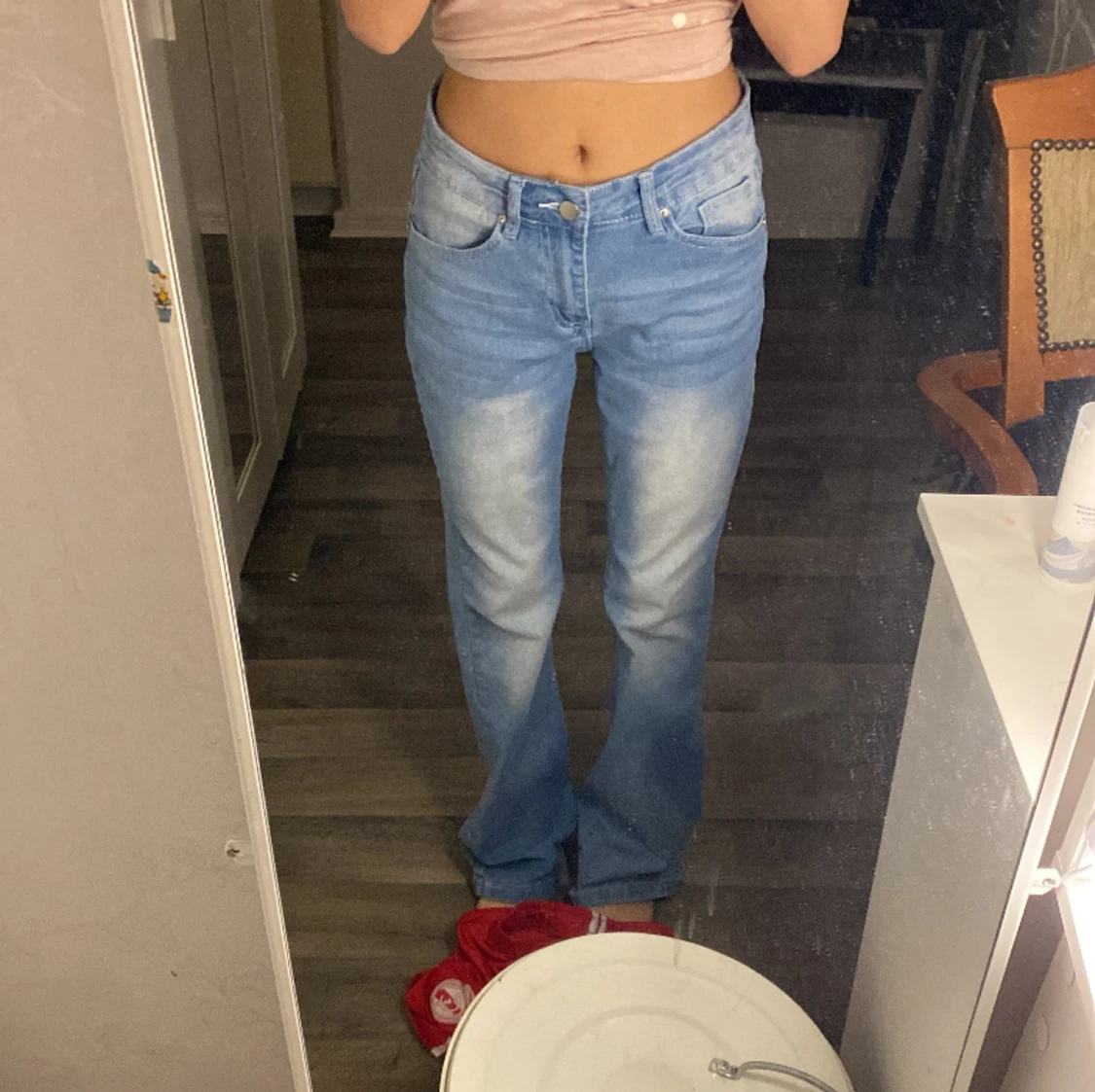 Jättefina lågmidjade byxor - 91