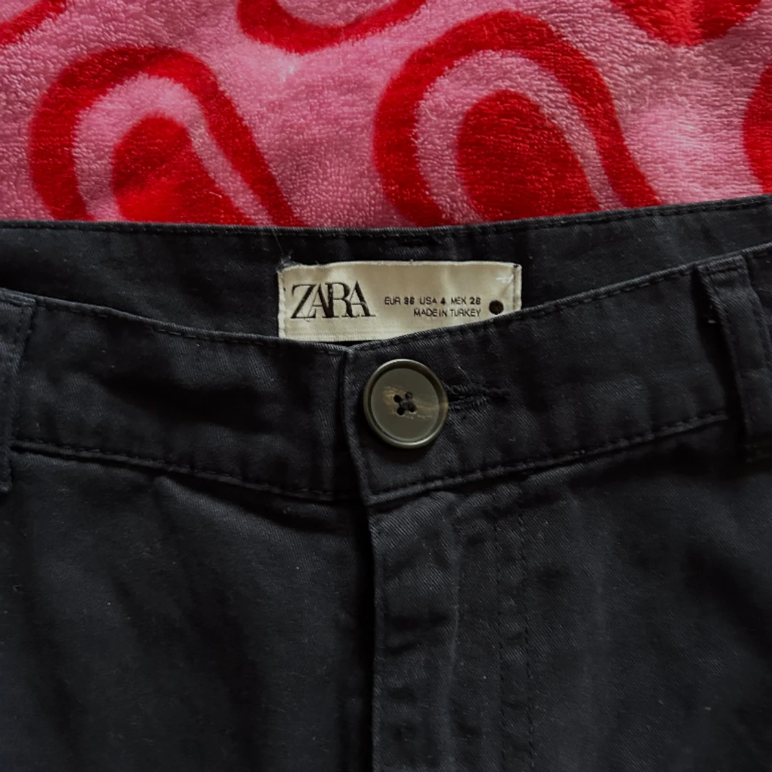 Blue Cargo Pants / Blåa Cargo jeans  - 90