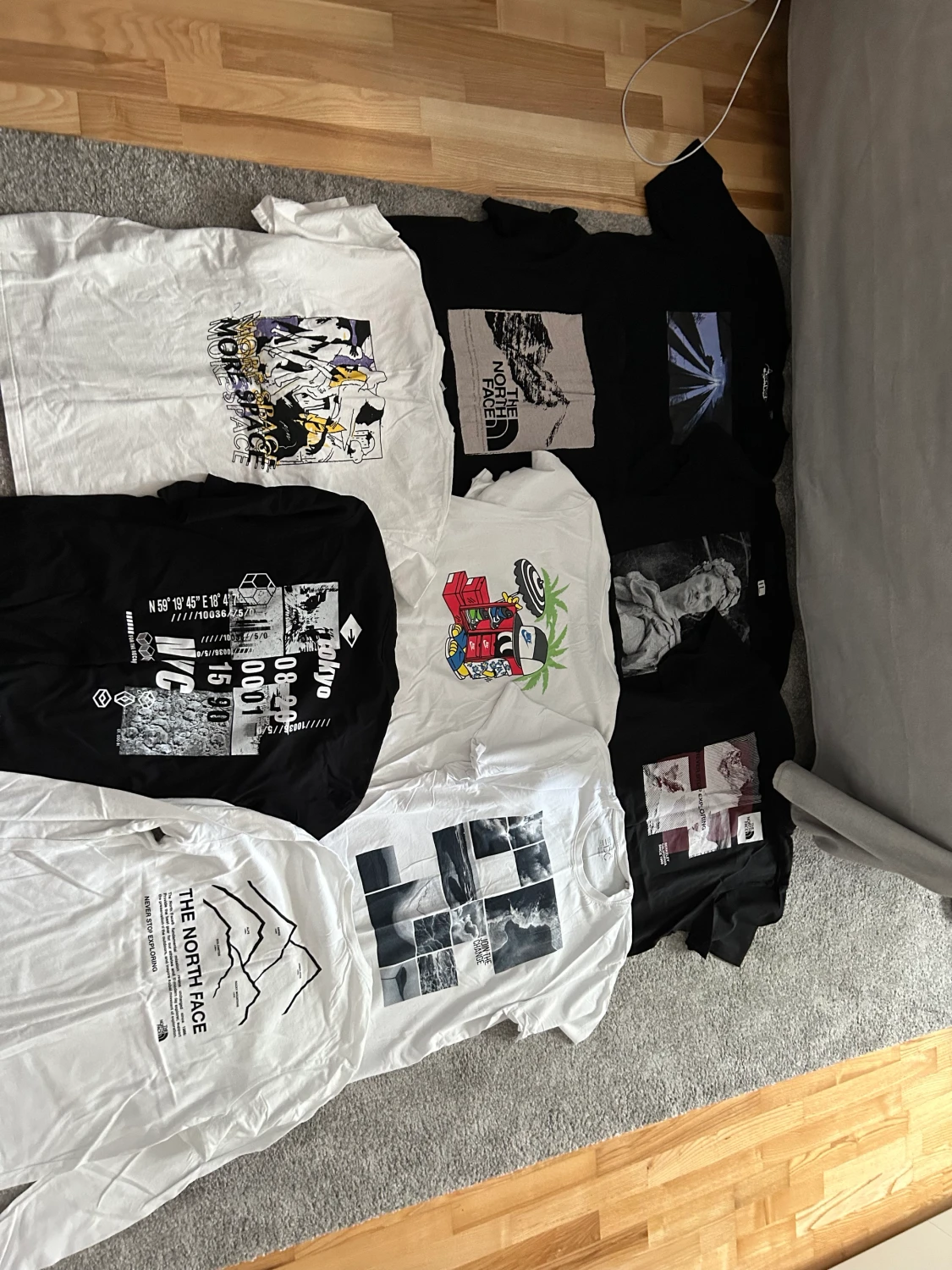 Blandade t-shirt med tryck