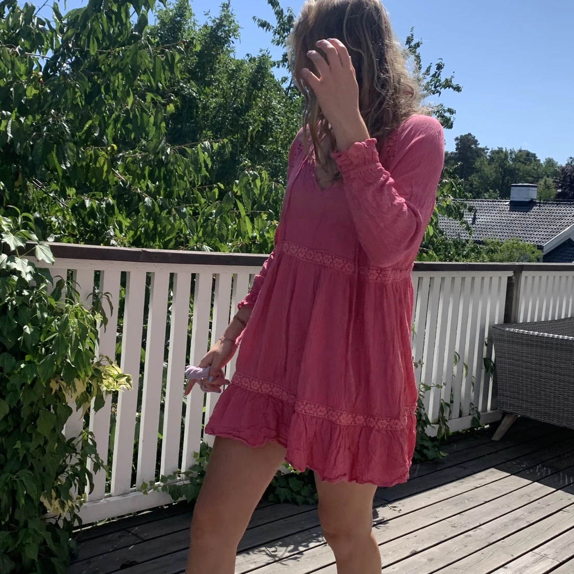 Rosa klänning  - 90