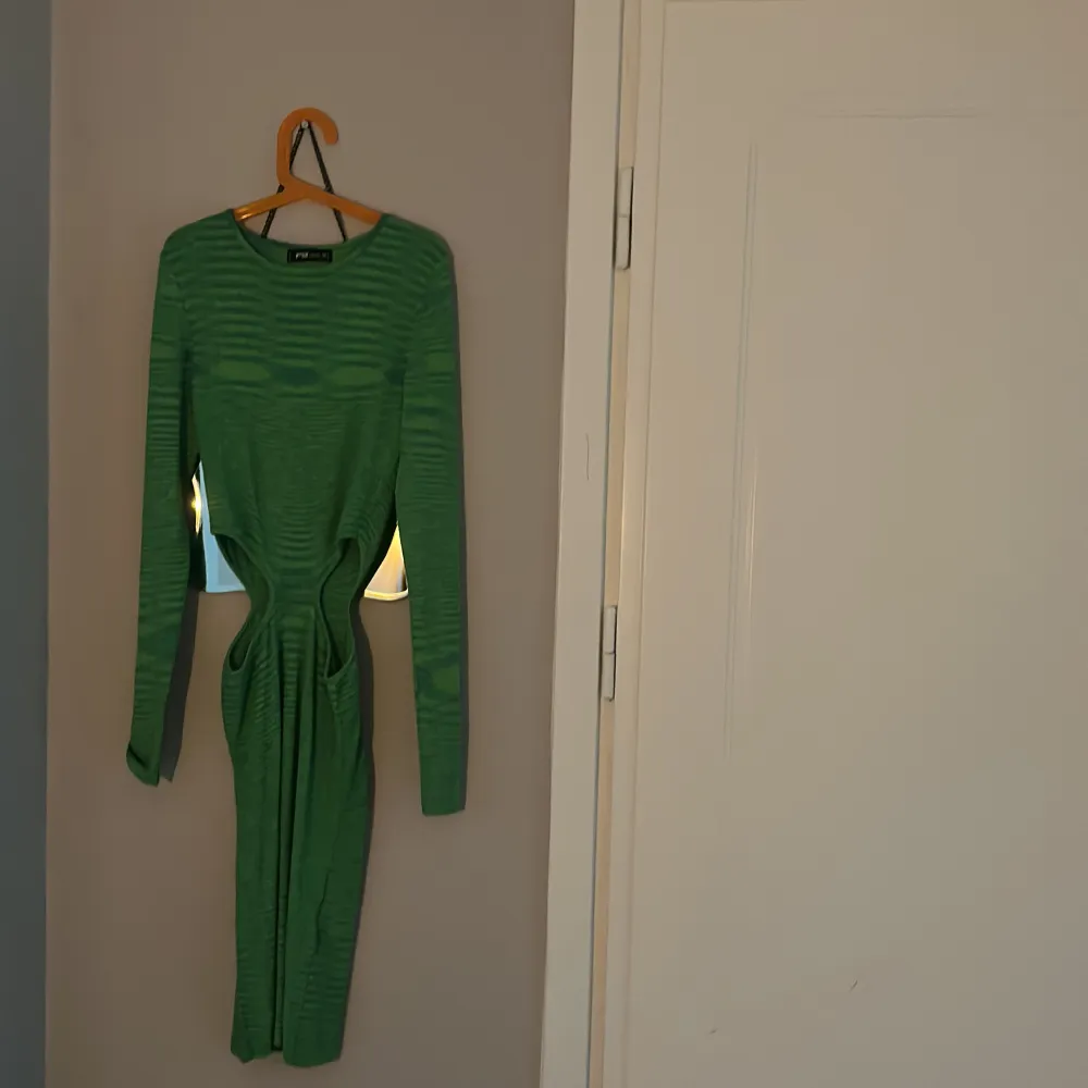 En super skön grön klänning med 
