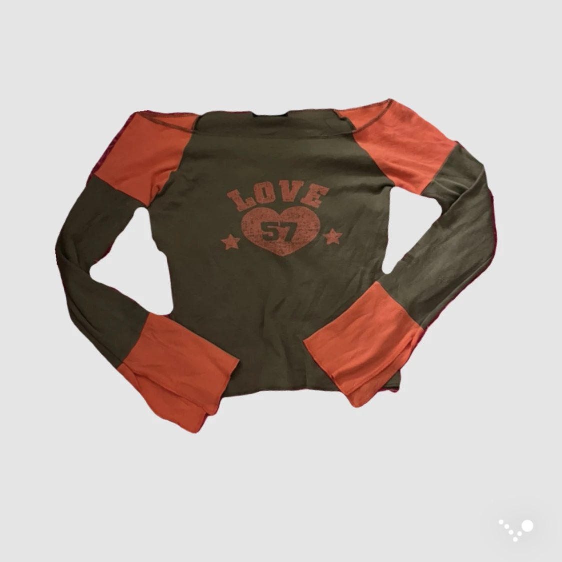 Shoulderless långärmad tröja 🫶