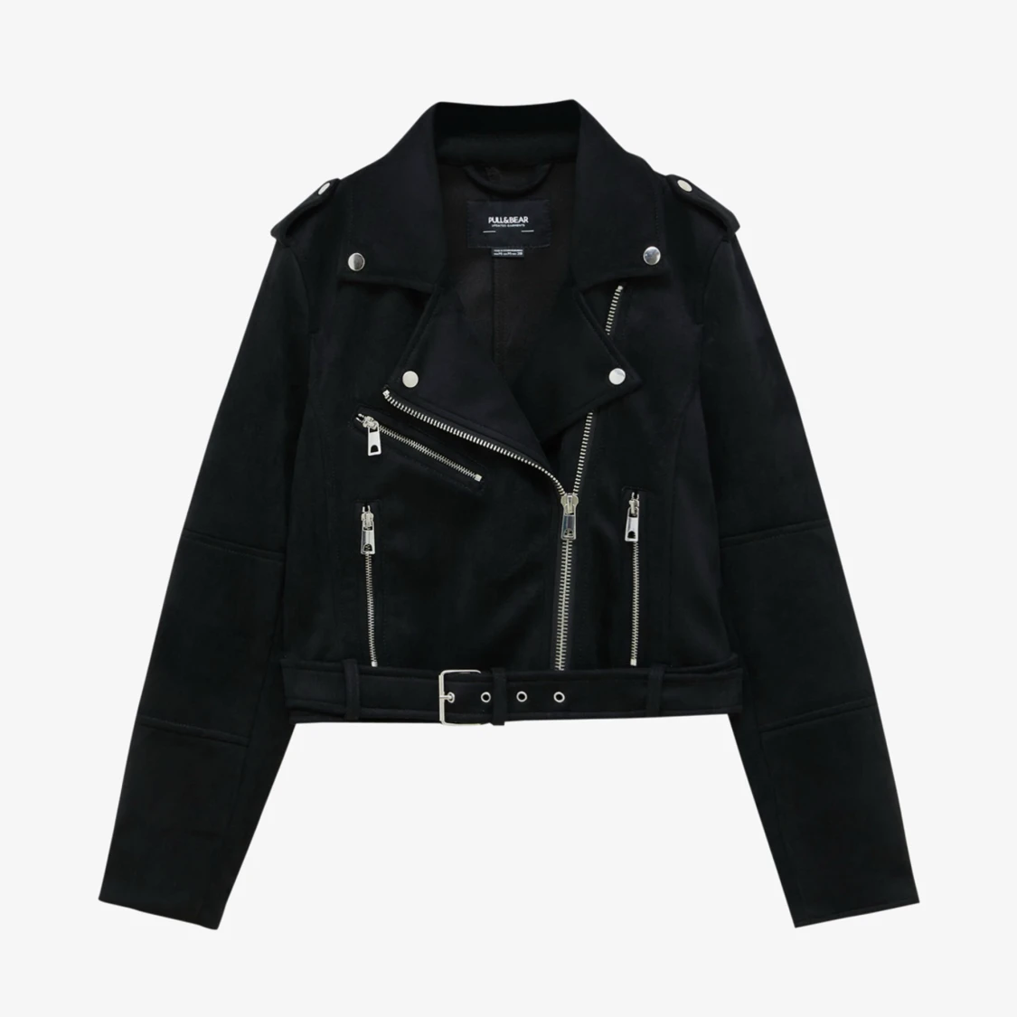 Pull & Bear mocka jacka i konstläder