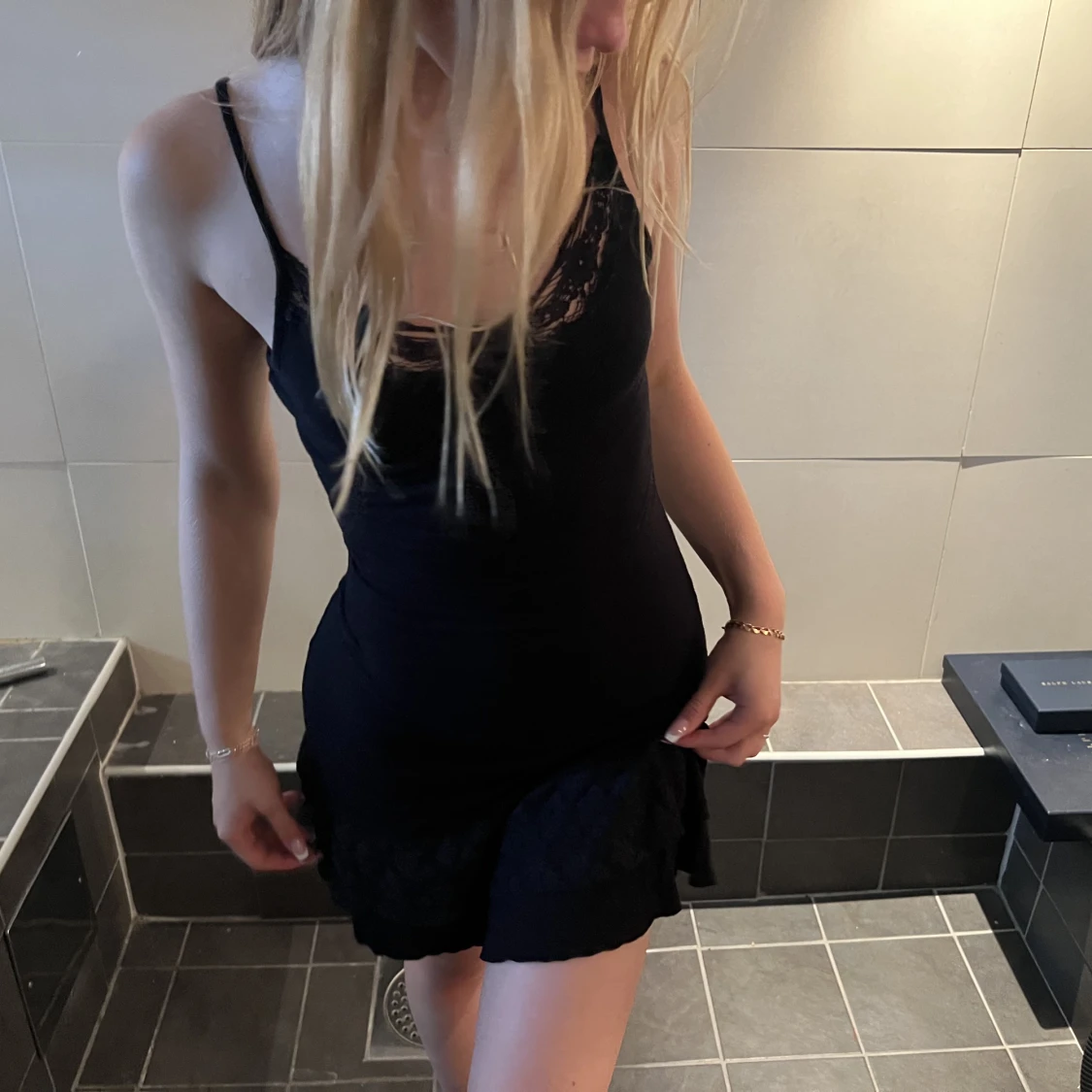 Sexy laced black dress  - 90
