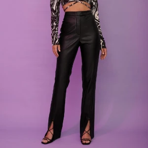 Skinbyxor Slits Svart - Prislapp kvar! 