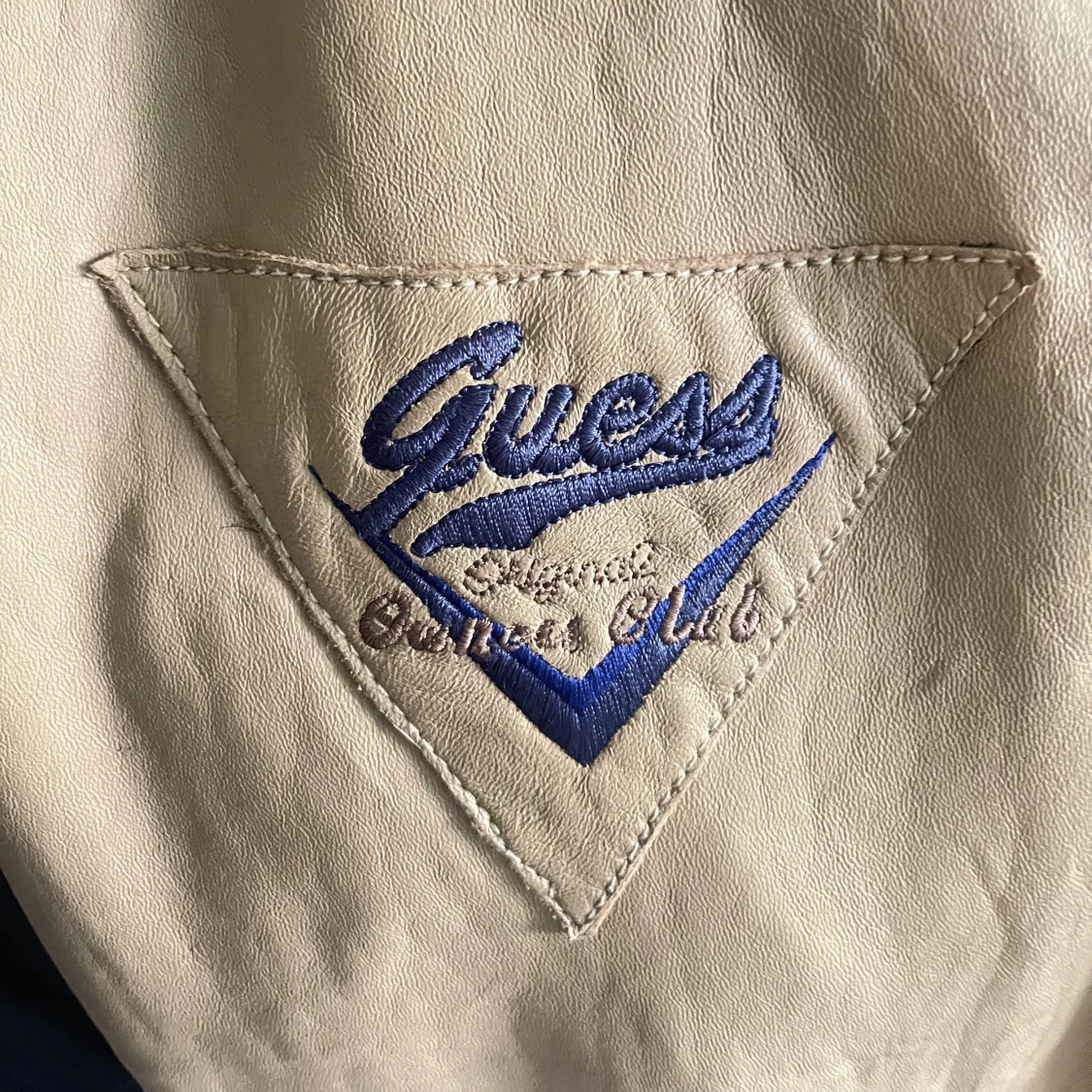 Vintage Guess läderjacka  - 90