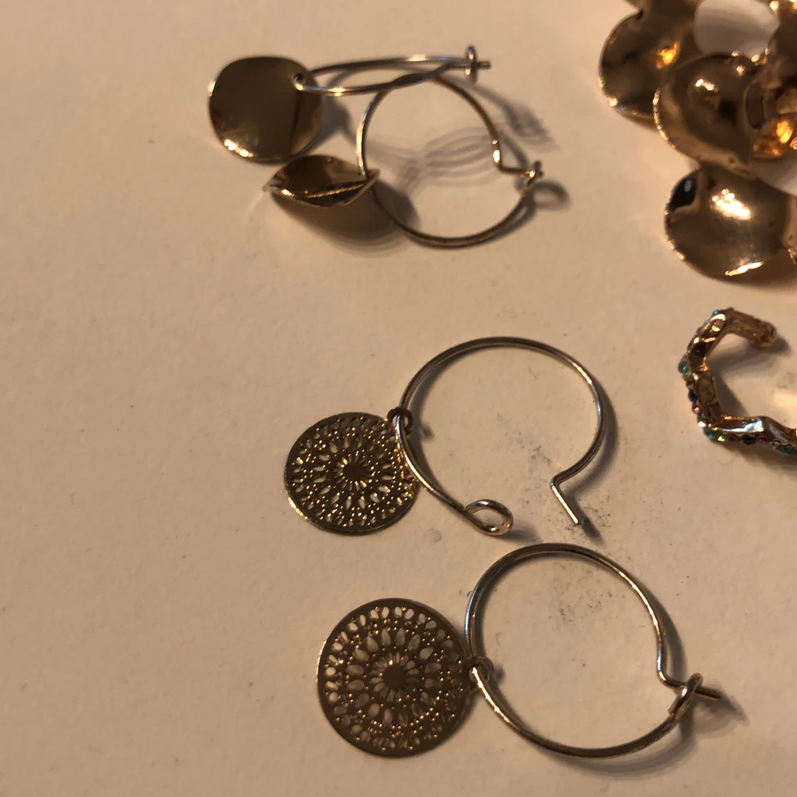 Guld örhängen  - 90