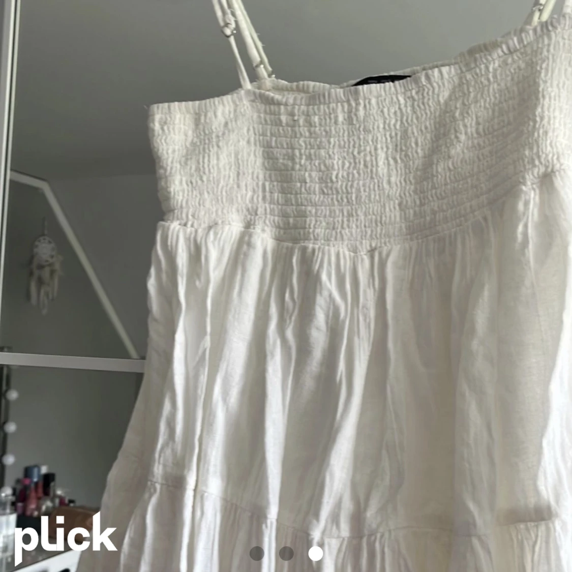 Vit zara klänning  - 91