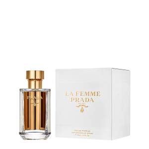 La Femme Prada Eau de Parfum är en sofistikerad doft, en blommigt grön doft. La Femme Prada blandar klassiska och oväntade ingredienser som speglar femininitet. Priset är ink frakt. Halvt innehåll. Med orginal förpackning!
