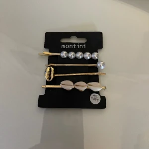 hårspännen  - guldiga hårspännen som aldrig är använda, nypris 49kr mitt pris 20kr 
