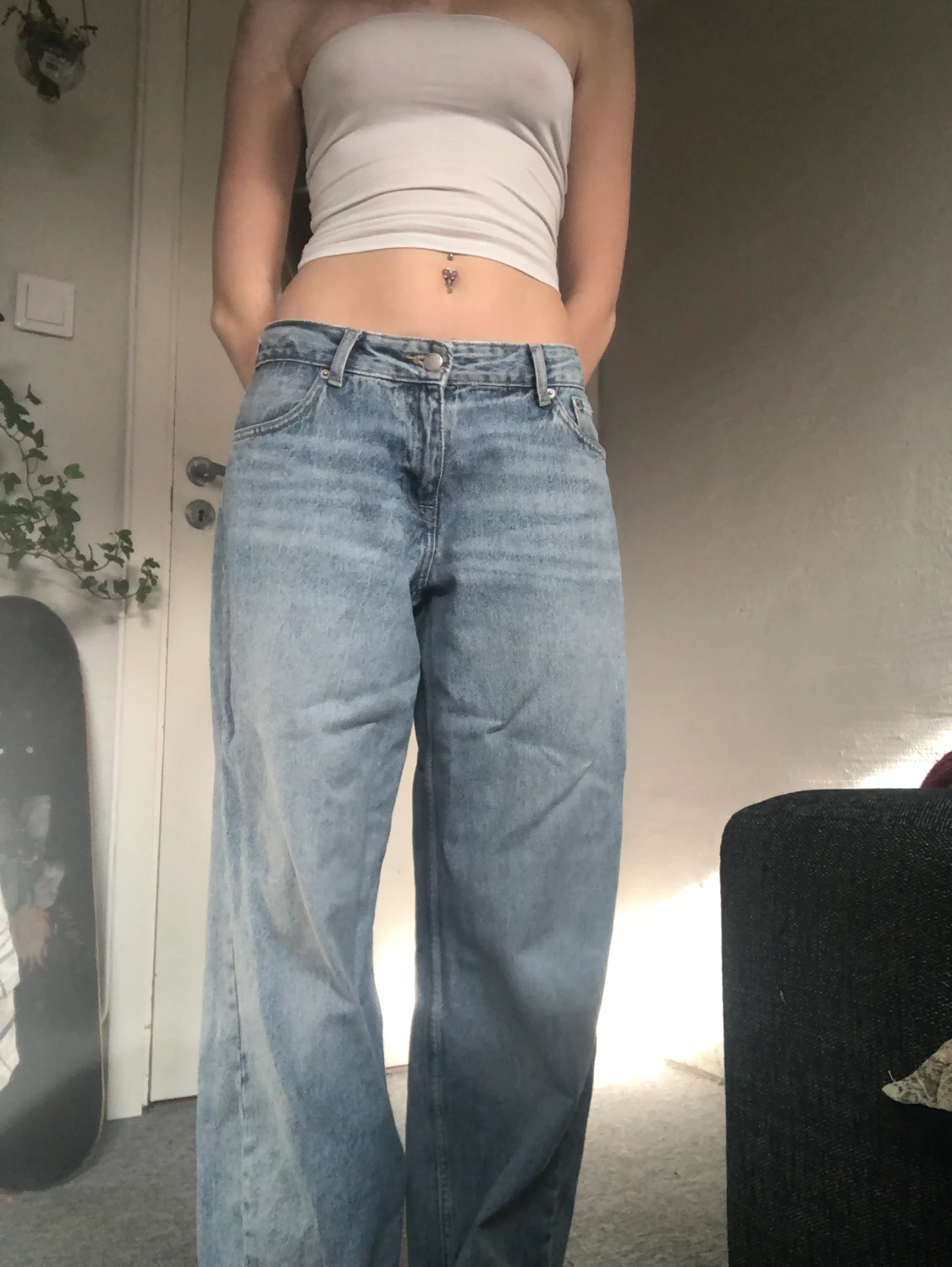 Lågmidjade jeans 