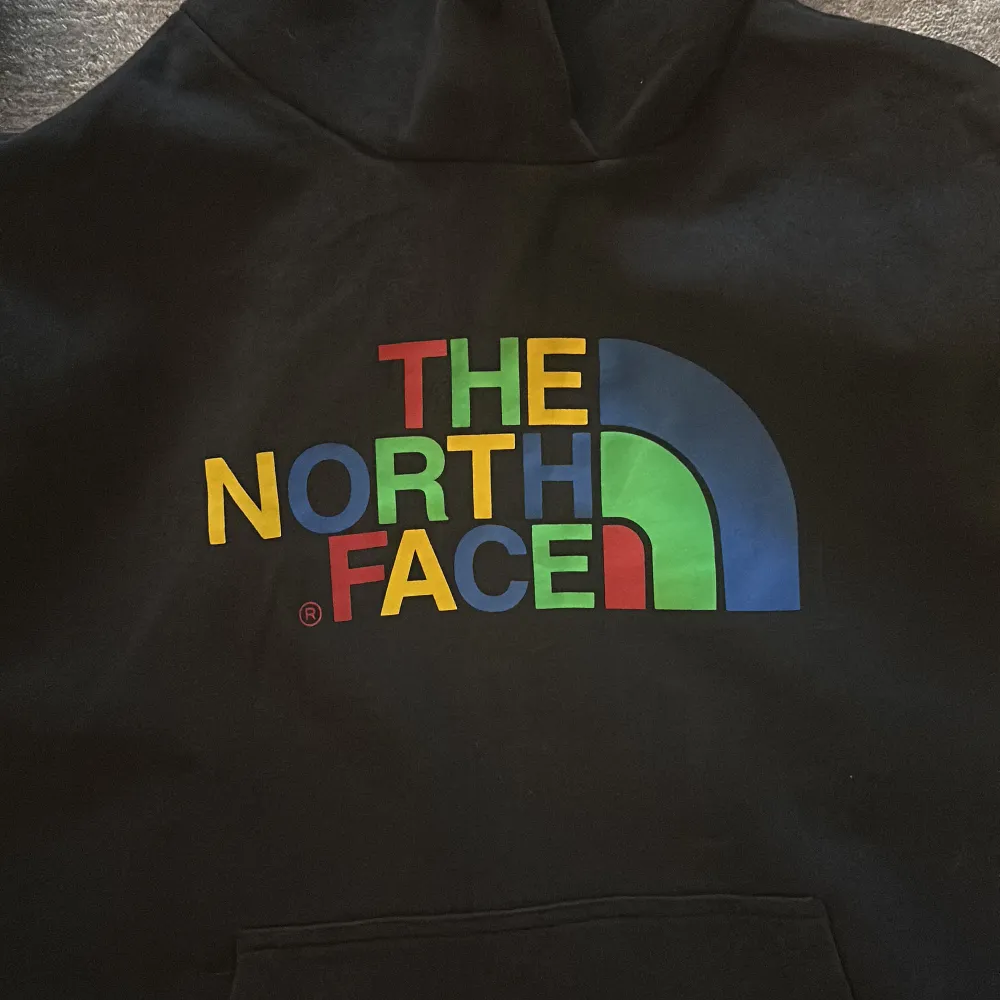 vintage The North Face hoodie. Large men skulle säga mer åt Medium hållet. Hoodies.