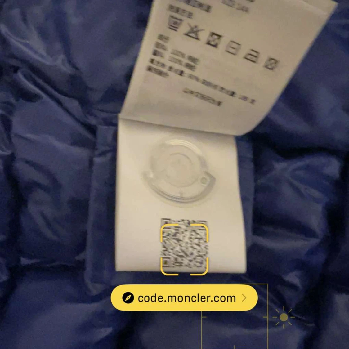 Moncler maya jacka blå  - 90