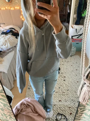 Zara Houdi - Snygg baisic grå tröja!💕