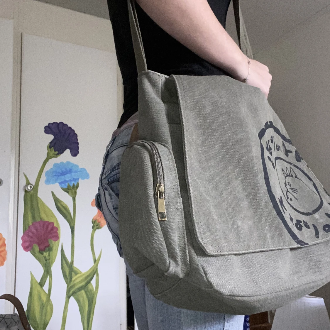 Messenger bag grön - 91