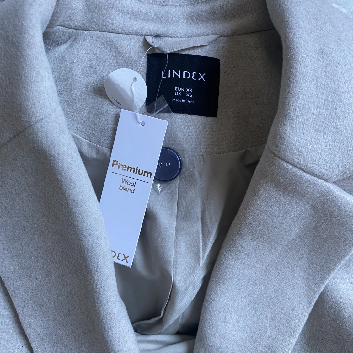 Beige trendig höstjacka - 90