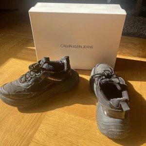 Calvin Klein Marvin Sneakers  - Schyssta Dad-shoes som jag har köpt från Zalando för länge sedan, rätt använd och bakre hälen av skorna är ripped pga användning ( kan skicka bilder ), bortsett från det finns det mkt liv kvar! OG box ingår 