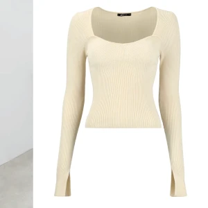 Gina rib knitted top strl xs - As fin gina tröja som jag tyvärr växt ur, endast använd 1 gng, köparen står för frakt!