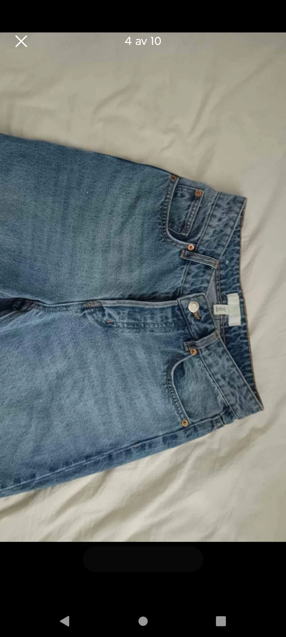 Baggy jeans ifrån h&m. Det storleken på sista bilden. Kan diskutera priset vid snabb affär🫶. Jeans & Byxor.