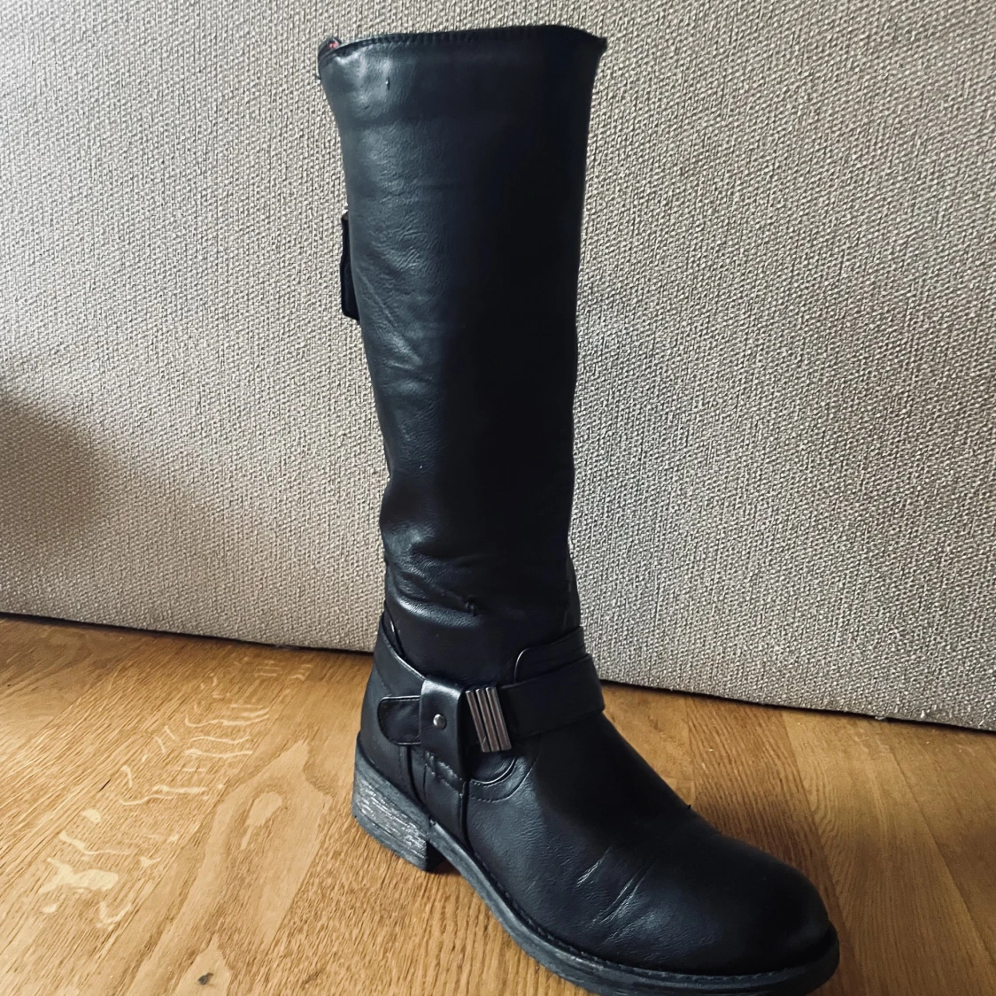 Svarta highboots