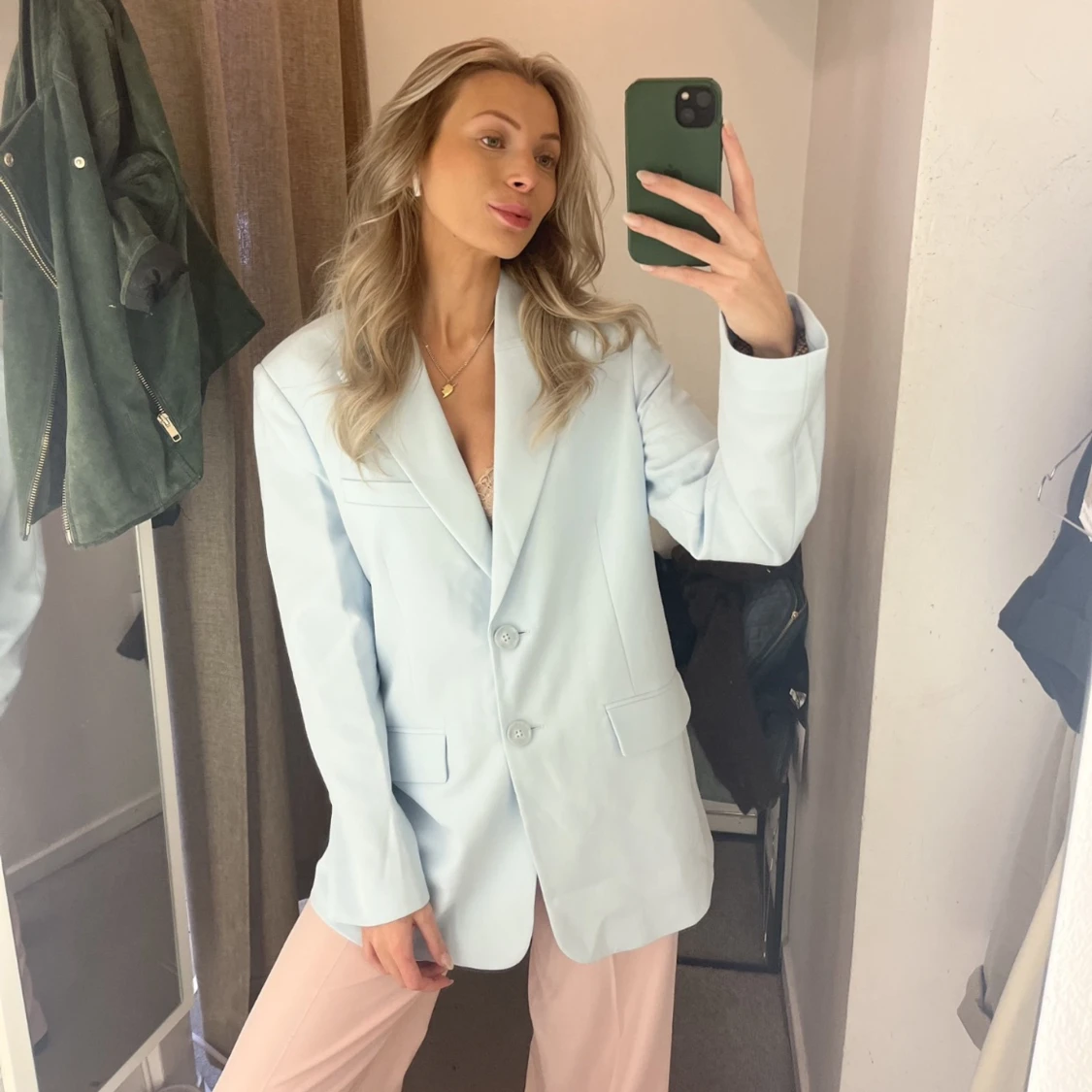 Ljusblå blazer från Twist & Tango - 90