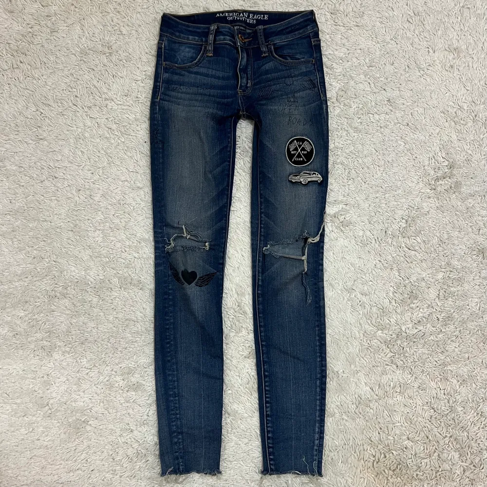 American Eagle Jeans 💗 I perfekt skick 🤍. Jeans & Byxor.