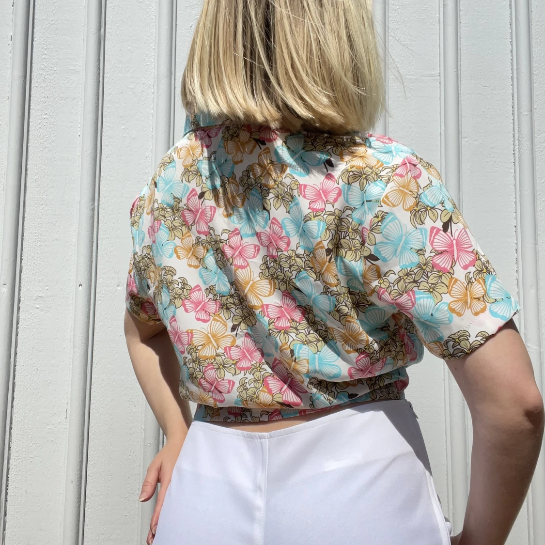 Vintage knytblus - 91